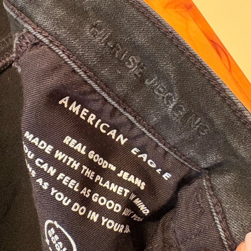 American Eagle Outfitters Black Skinny Jeans - Picture 5 of 6